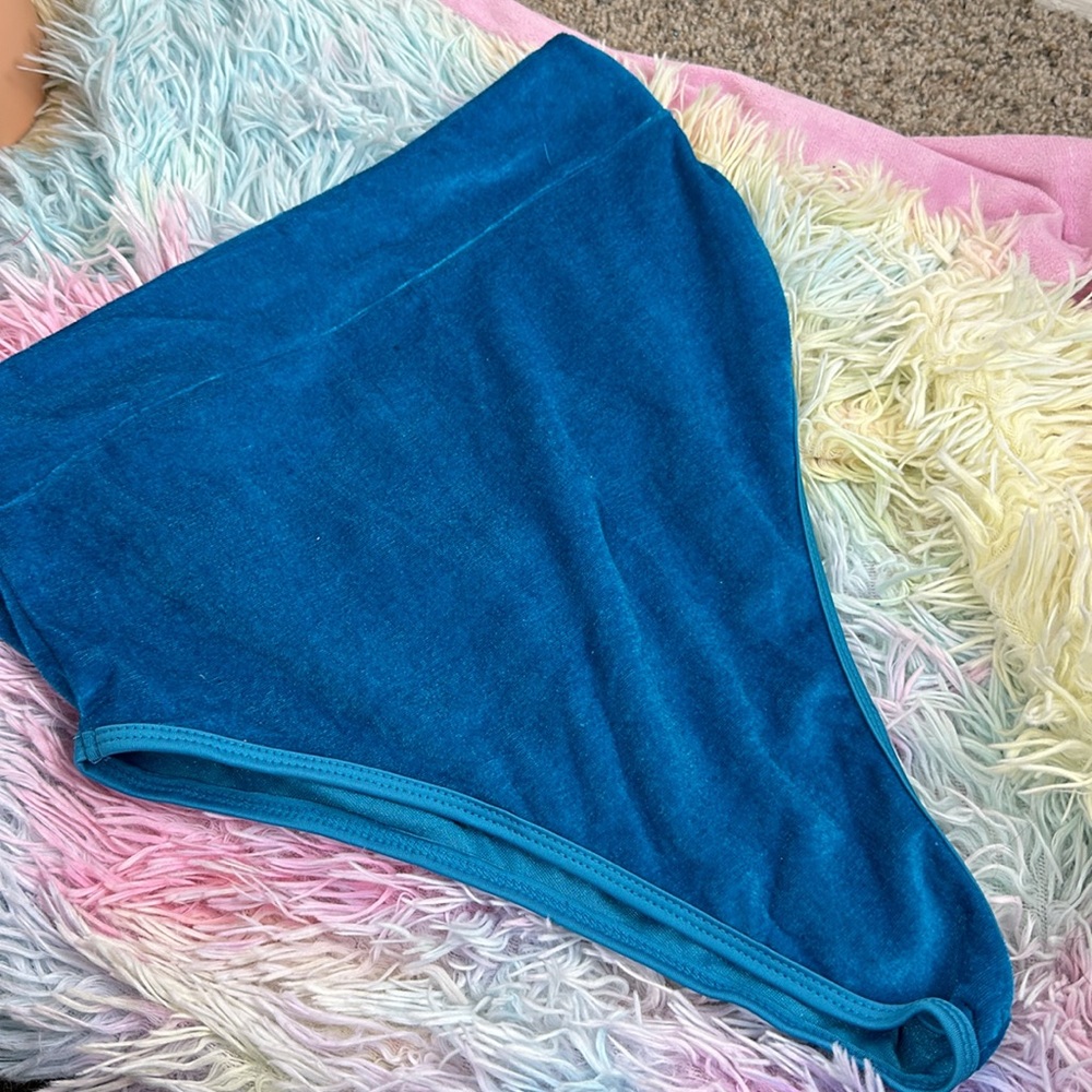 FINAL PRICE NO OFFERSNEW Pole Dancer High Rise Velvet Cheeky Practice Bottoms OS - Picture 6 of 6